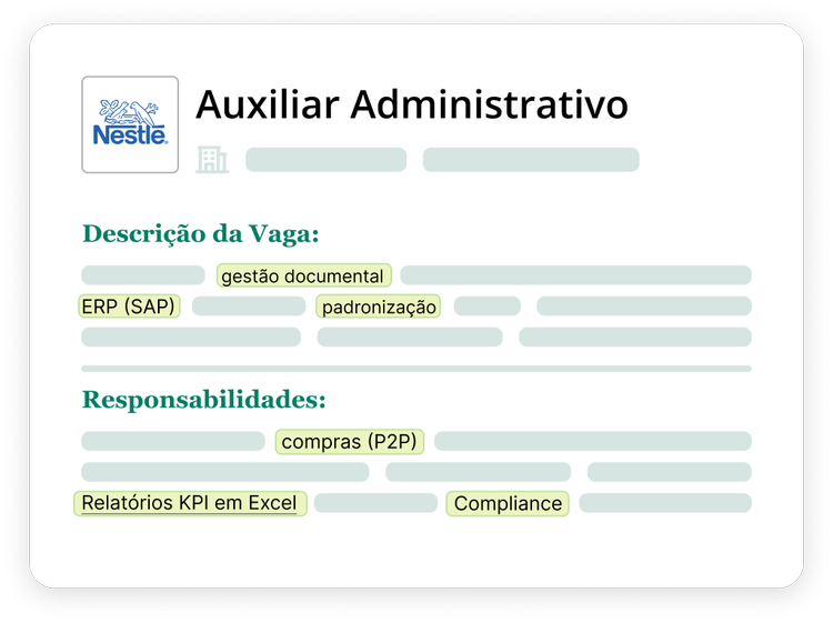 Descrição da vaga Nestlé